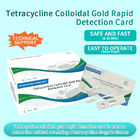 Carte de détection rapide de l'or colloïdal à base de tétracycline fournisseur