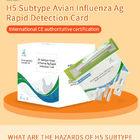 Carte de test rapide pour l'antigène du sous-type de l'influenza aviaire (H5) fournisseur