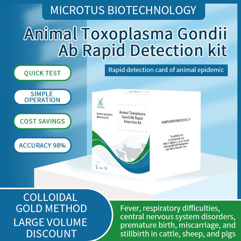 Kit de détection rapide du Toxoplasma gondiiAb chez l'animal fournisseur